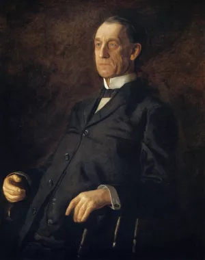 Portrait of Asburyh W. Lee by Thomas Eakins - Oil Painting Reproduction