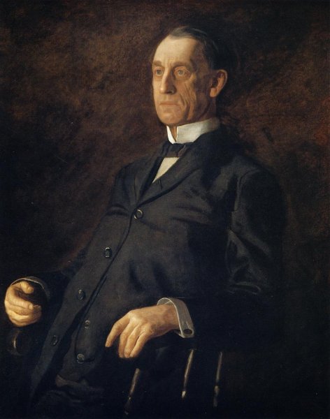 Portrait of Asburyh W. Lee by Thomas Eakins - Hand-Painted Oil Painting Reproduction