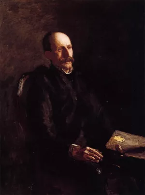 Portrait of Charles Linford, the Artist by Thomas Eakins Oil Painting