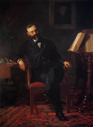 Portrait of Dr. John H. Brinton by Thomas Eakins Oil Painting