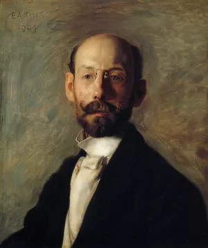 Portrait of Frank B. A. Linton by Thomas Eakins Oil Painting
