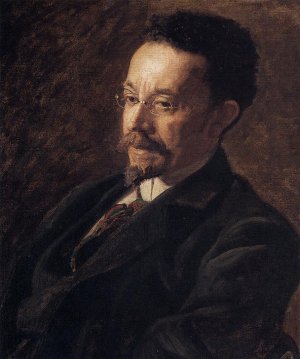 Portrait of Henry Ossawa Tanner by Thomas Eakins Oil Painting