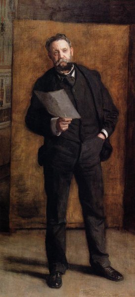 Main Product Photo of Portrait of Leslie W. Miller Painting by Thomas Eakins