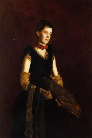 Portrait of Letitia Wilson Jordan by Thomas Eakins - Oil Painting Reproduction