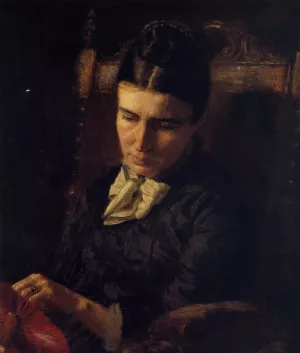 Portrait of Sarah Ward Brinton by Thomas Eakins Oil Painting