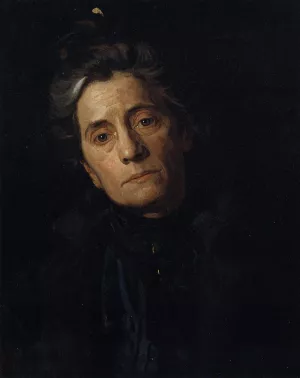 Portrait of Susan MacDowell Eakins by Thomas Eakins Oil Painting