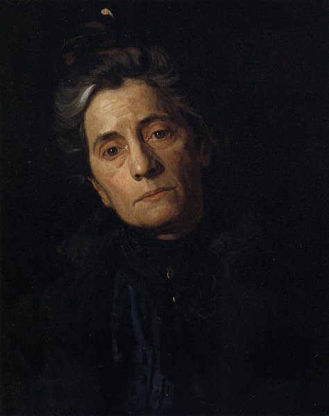 Main Product Photo of Portrait of Susan MacDowell Eakins Painting by Thomas Eakins