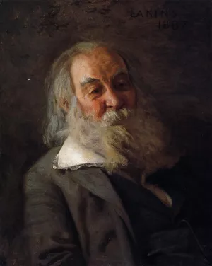 Portrait of Walt Whitman by Thomas Eakins - Oil Painting Reproduction