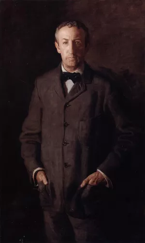 Portrait of William B. Kurtz by Thomas Eakins Oil Painting