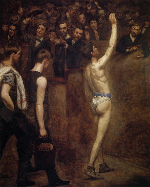 Main Product Photo of Salutat Painting by Thomas Eakins