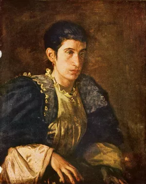Signora Gomez d'Arza painting by Thomas Eakins