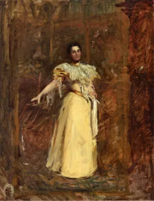 Study for The Portrait of Miss Emily Sartain by Thomas Eakins - Oil Painting Reproduction