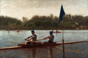 The Biglin Brothers Turning the Stake by Thomas Eakins Oil Painting