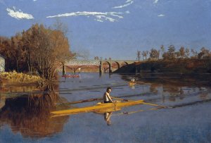 The Champion Single Sculls by Thomas Eakins Oil Painting