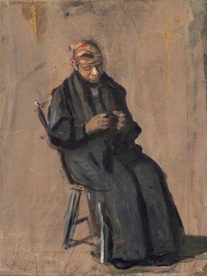The Chaperone by Thomas Eakins Oil Painting