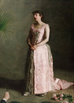 The Concert Singer by Thomas Eakins Oil Painting