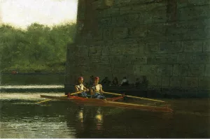 The Oarsmen also known as The Schreiber Brothers by Thomas Eakins Oil Painting