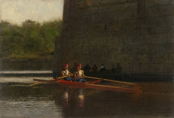 Main Product Photo of The Oarsmen  Painting by Thomas Eakins