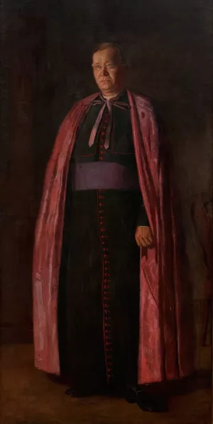 The Right Reverend Monsignor James F. Loughlin by Thomas Eakins Oil Painting
