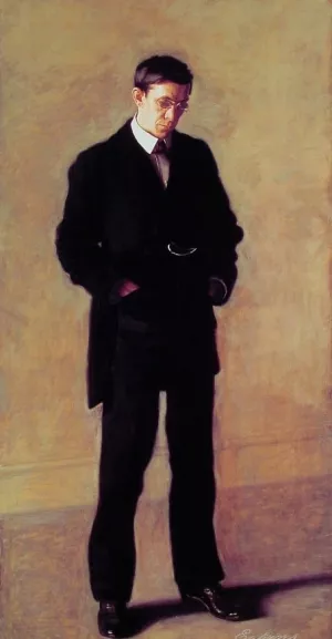 The Thinker - Portrait of Louis N. Kenton by Thomas Eakins Oil Painting