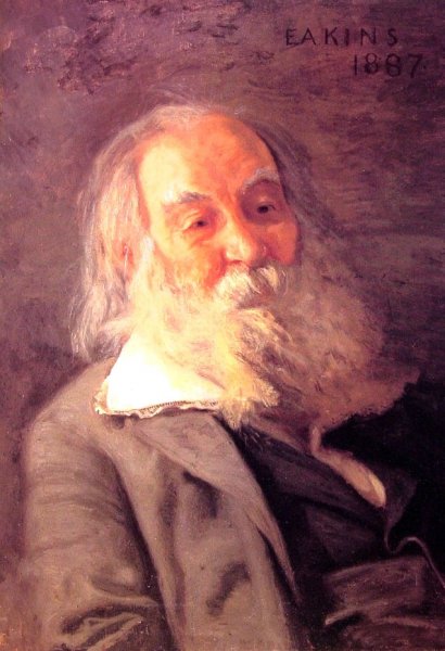 Walt Whitman by Thomas Eakins - Hand-Painted Oil Painting Reproduction