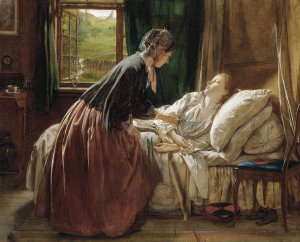 The Discovery by Thomas Edward Roberts Oil Painting