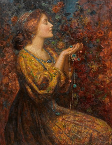 Main Product Photo of Jewels Painting by Thomas Edwin Mostyn