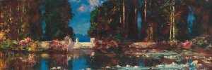 The Terrace by Thomas Edwin Mostyn Oil Painting