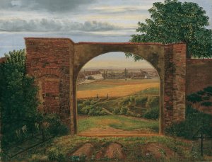 Das Friedhofstor by Thomas Ender Oil Painting