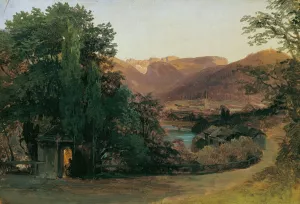 Gegend bei Ischl by Thomas Ender Oil Painting