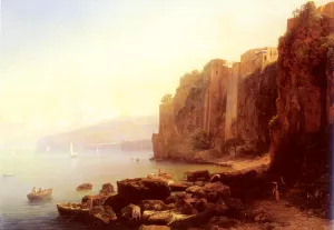 Sorrento by Thomas Ender - Oil Painting Reproduction