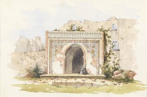 Tanger Bab el-Kasbah by Thomas Ender Oil Painting