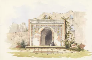 Tanger Bab el-Kasbah by Thomas Ender Oil Painting