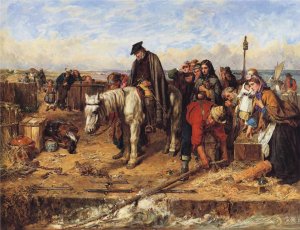The Last of the Clan by Thomas Faed Oil Painting