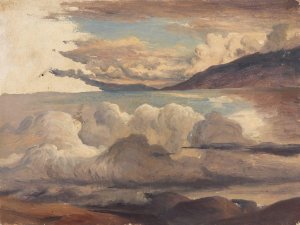 Clouds over the Fjord by Thomas Fearnley Oil Painting