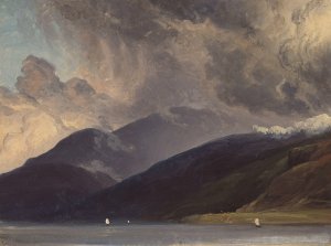 From Balestrand at the Sognefjord by Thomas Fearnley Oil Painting