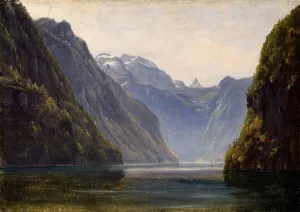 From Konigssee by Thomas Fearnley Oil Painting