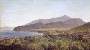 From Sorrento by Thomas Fearnley Oil Painting