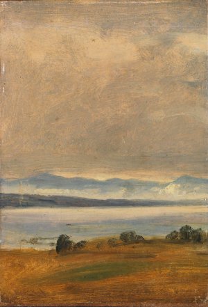 Landscape study by Thomas Fearnley Oil Painting
