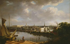View of Stockholm by Thomas Fearnley Oil Painting