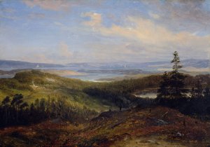 View of the Oslofjord by Thomas Fearnley Oil Painting