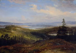 View of the Oslofjord Oil painting by Thomas Fearnley