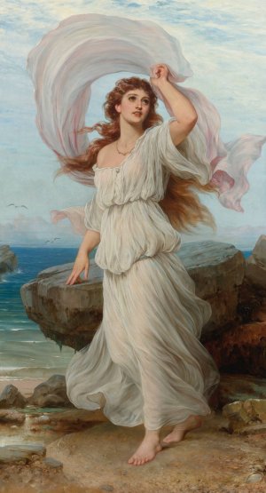 Miranda by Thomas Francis Dicksee Oil Painting