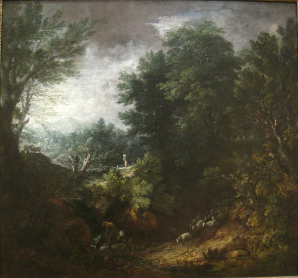 Main Product Photo of A Grand Landscape Painting by Thomas Gainsborough