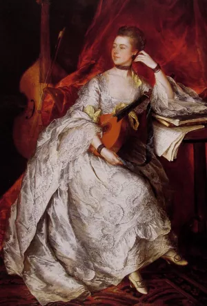 Ann Ford Mrs Philip Thicknesse painting by Thomas Gainsborough