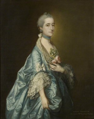 Ann Leyborne by Thomas Gainsborough Oil Painting