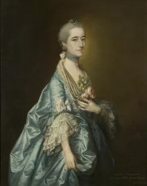 Ann Leyborne by Thomas Gainsborough Oil Painting