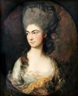 Anne Luttrell, Duchess of Cumberland painting by Thomas Gainsborough