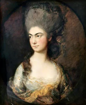 Anne Luttrell, Duchess of Cumberland Oil painting by Thomas Gainsborough