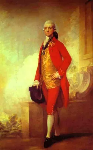 Captain William Wade by Thomas Gainsborough - Oil Painting Reproduction